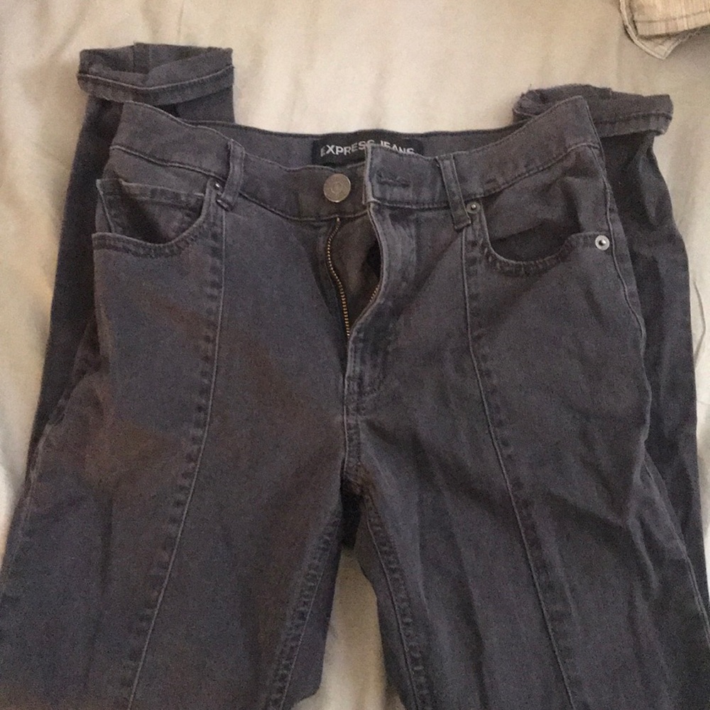 Express mid rise ankle skinny